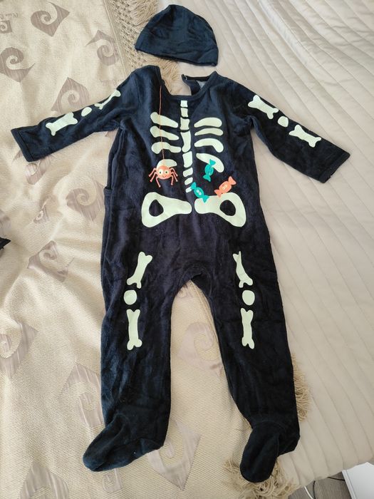 Disfarce Halloween esqueleto