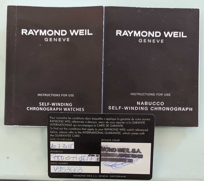 Relógio Raymond Weil Nabucco