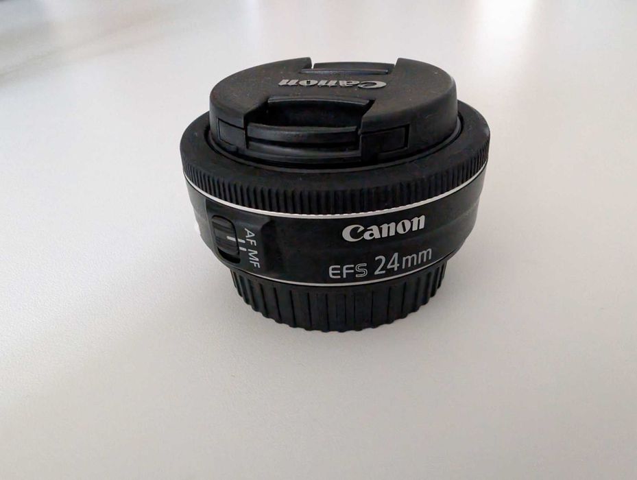 Canon EOS 250D + 3 objetivas + carregador + mala + tripé (QUASE NOVO)