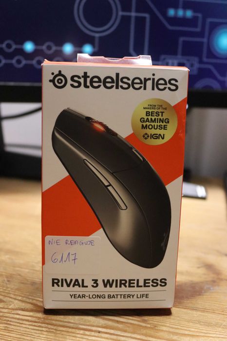 Myszka bezprzewodowa SteelSeries Rival 3 (6117)