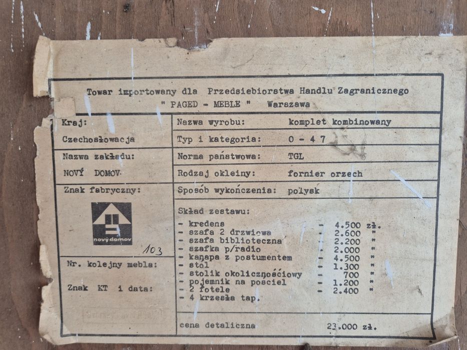 Sprzedam szafe z PRL