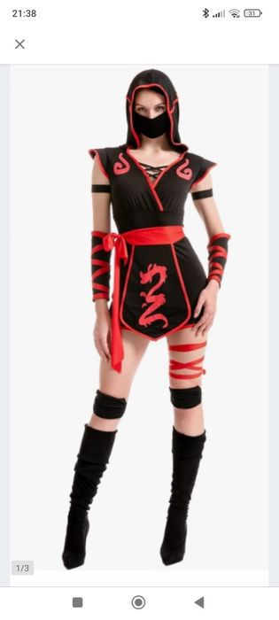 Strój Ninjago damski rozm M