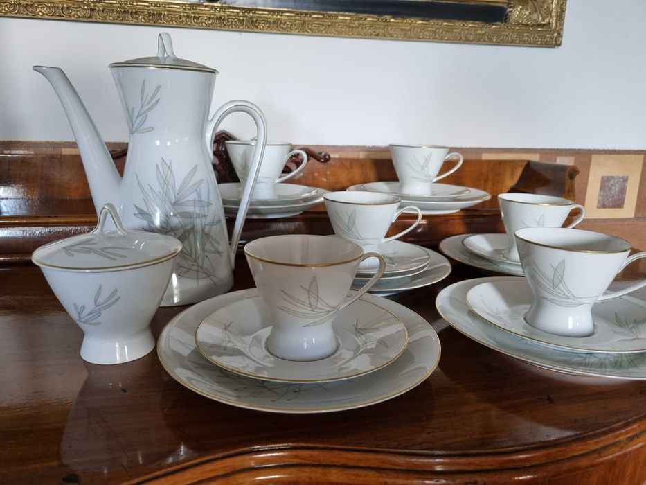 Porcelanowy serwis do kawy Rosenthal Form 2000 Lata 50- Te
