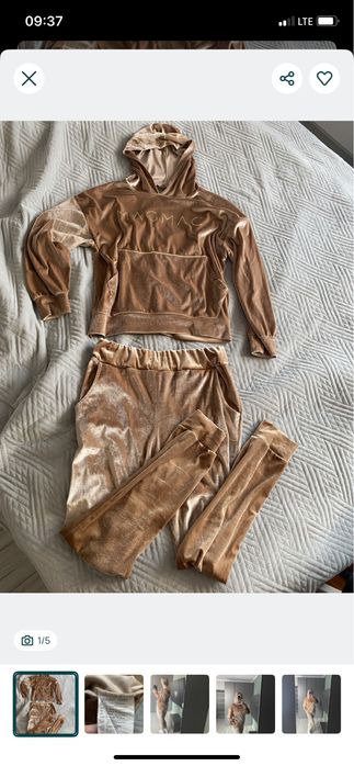 Czarny dres La Perla r.36 i zloty dres magmac