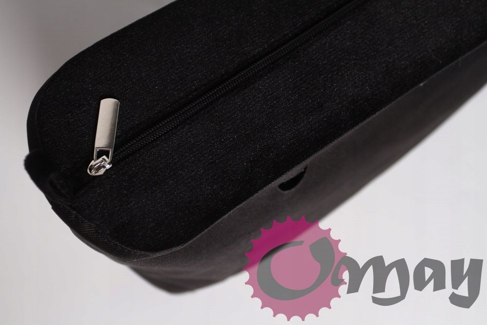 Czarny organizer OBAG STANDARD welur elegant wkład OMAY