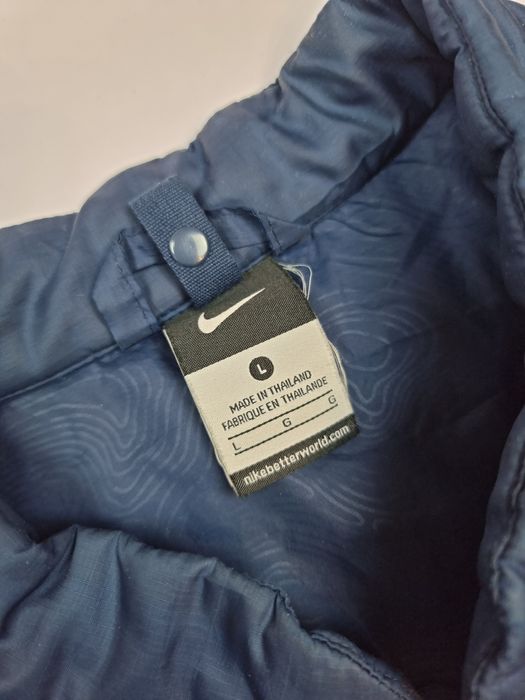 Kurtka męska pikowana granatowa bez kaptura rozmiar L Nike