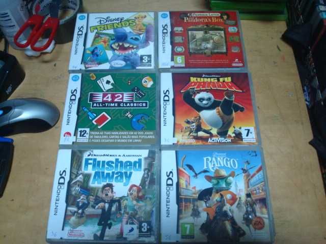 lote 19 jogos nintendo ds