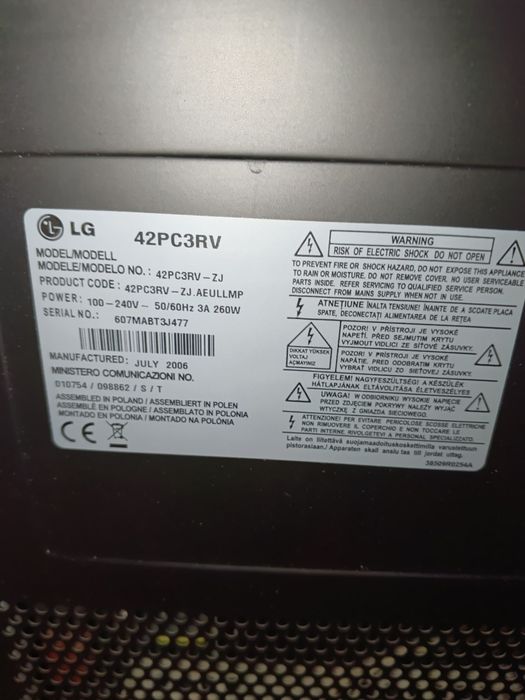 Продам плазму LG 42 дюйма