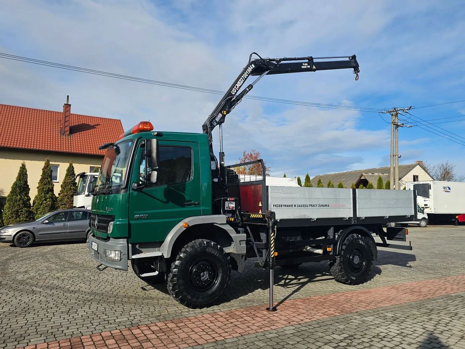 Mercedes-Benz ATEGO 925 4X4 ENERGETYKA koła 365/80R20 SALON PL!  Przeb.tylko 13tyś.km.Skrzynia + HDS HIAB