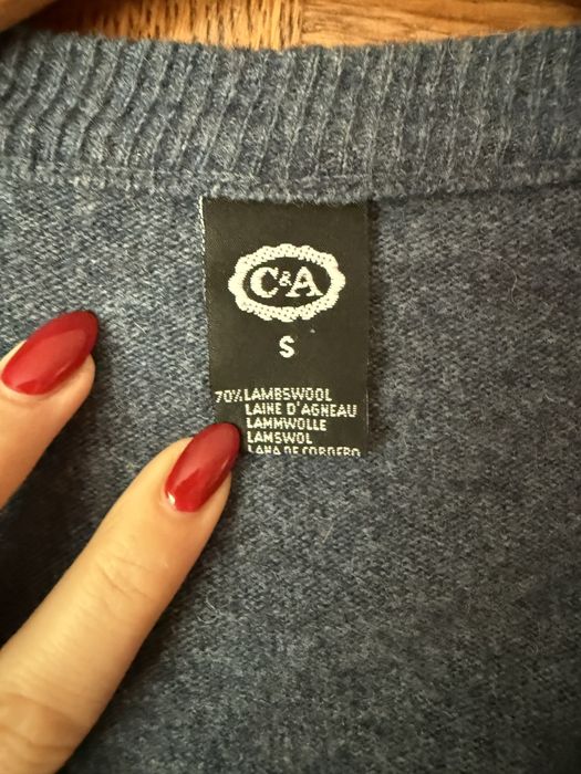 Sweter męski C&A niebieski S