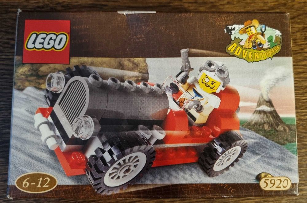 LEGO Adventurers 5920 Island Racer Na podbój wyspy SAMO Pudełko + Instrukcja + Plakat