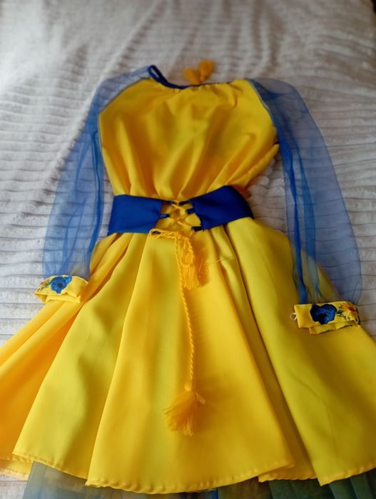 Плаття вишиванка з поясом