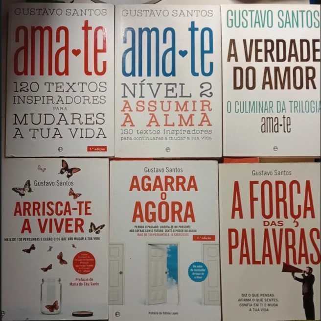 Pack Especial Gustavo Santos – 6 Livros (Inclui Trilogia "Ama-te")