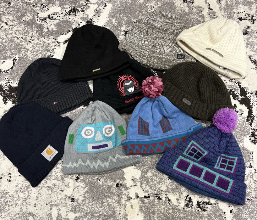 Шапки от бренда BBC,Barbour,diesel,Tommy hilfiger,Reebok,
