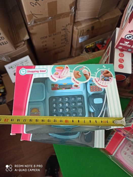 Дитячий касовий апарат касса супермаркет магазин гроші картка звук