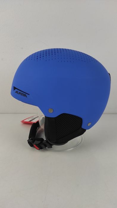 Dziecięcy kask narciarski ALPINA 48–52 cm – unisex niebieski zupo