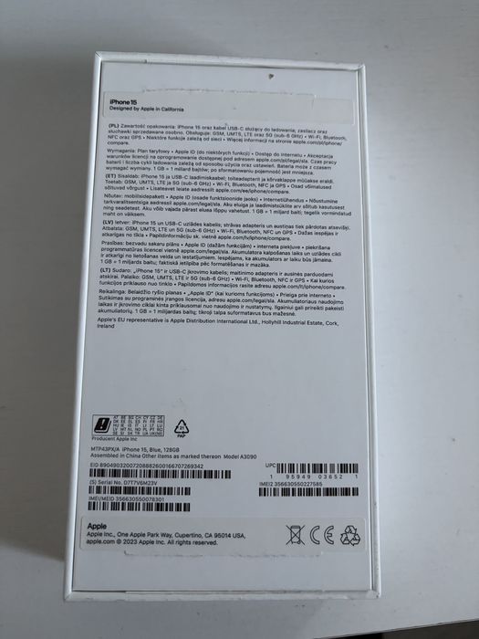 Iphone 15 128 GB