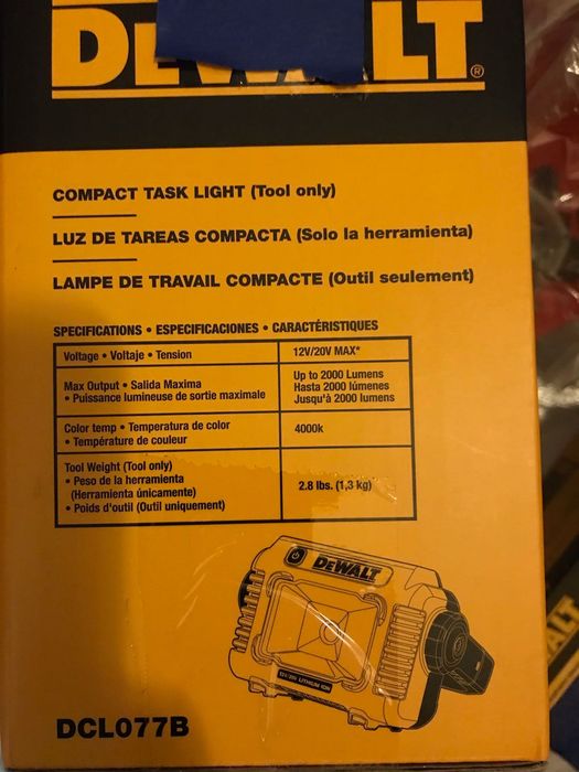 Dewalt  Luz  LED