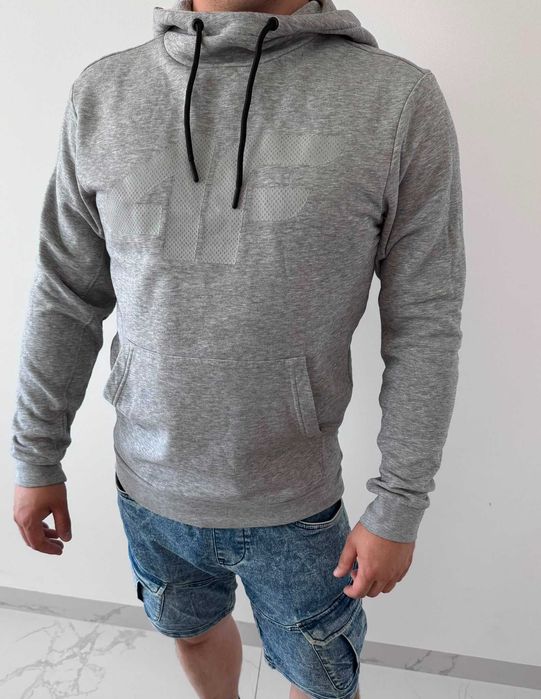 4F bluza z kapturem dopasowana z kapturem s m