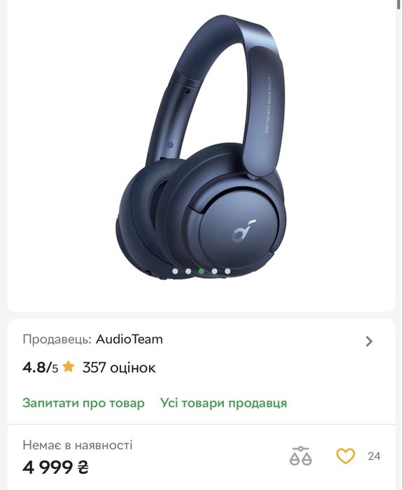 Навушники Anker SoundCore Life Q35
