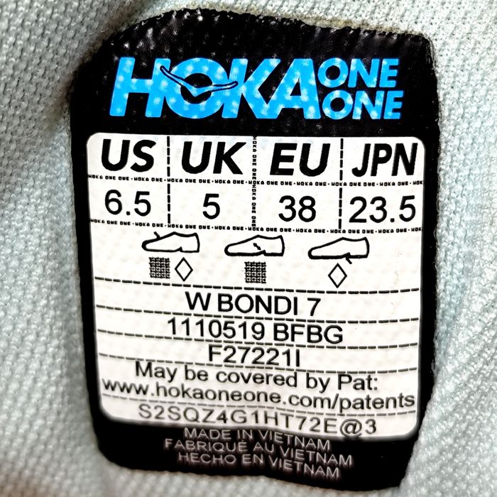 кросівки Hoka Bondi7 38р/23.5см