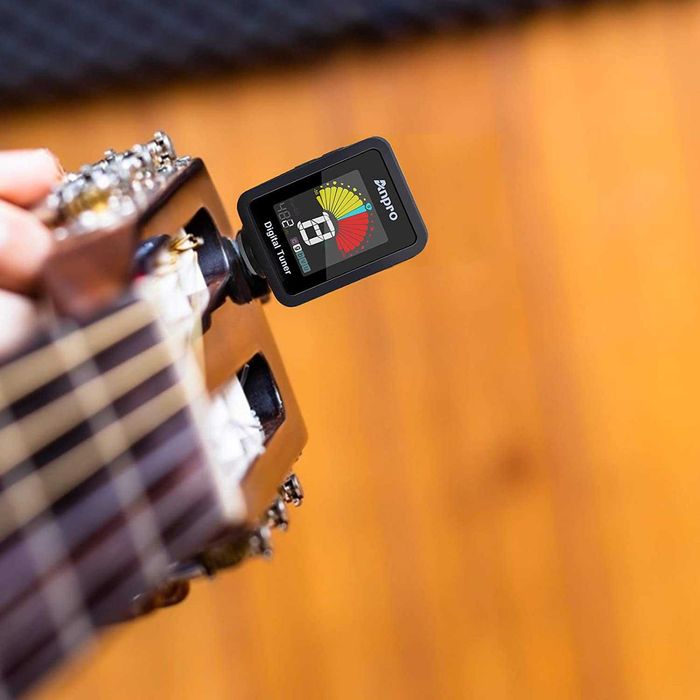 Palhetas e Anpro Guitar Tuner Guitar Picks Kit Guitar c display