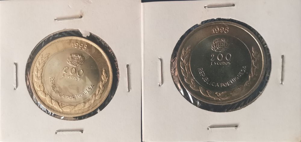 Moeda 200 escudos de 1998 EXPO 98 Peixe