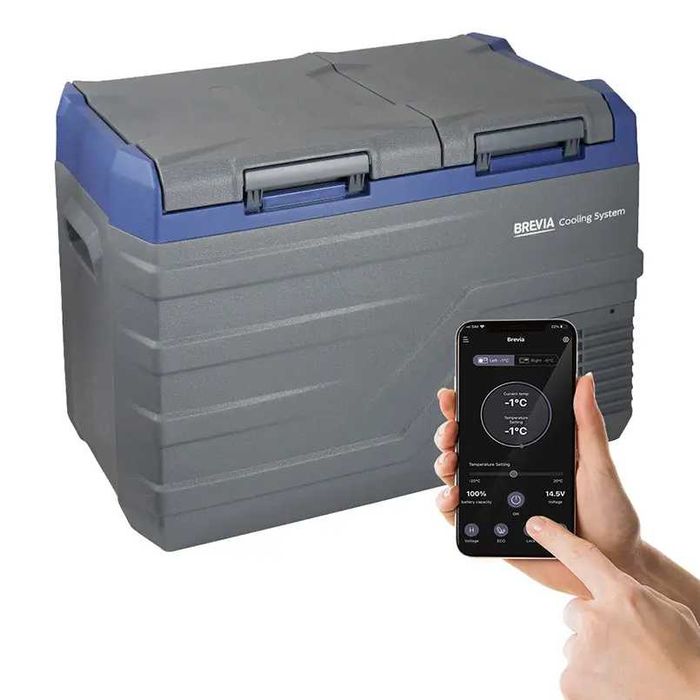 Холодильник автомобільний Brevia 32л двокамерний 22950  12/24/220v