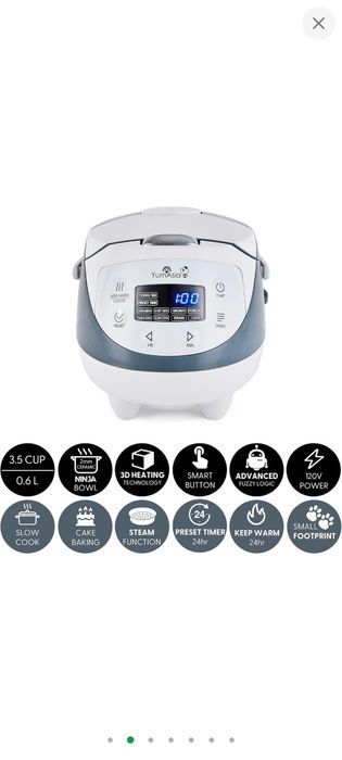 Міні-рисоварка Yum Asia Panda / мини-рисоварка