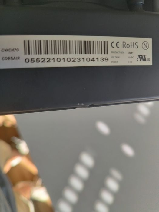 Corsair watercooler cpu