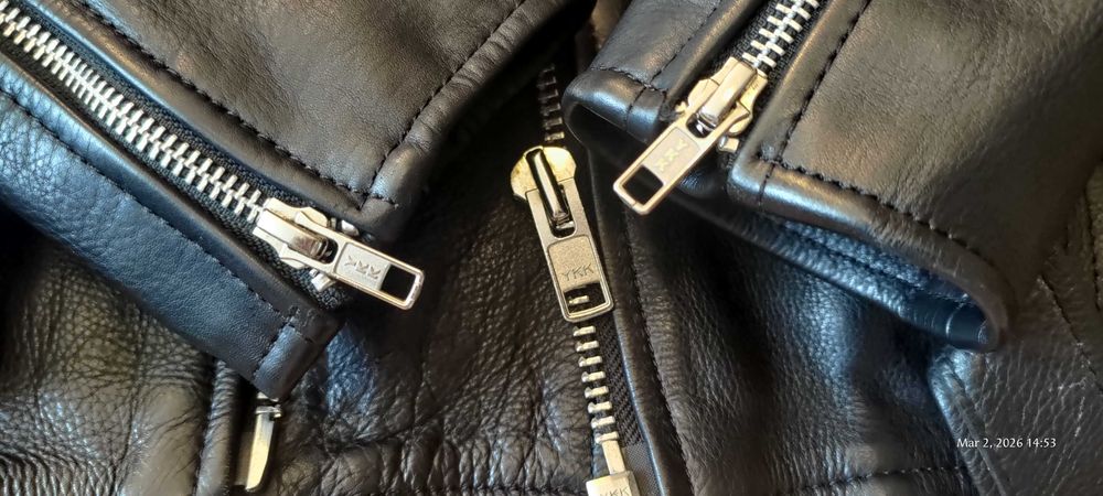 Ramoneska, 100% skóra cielęca.