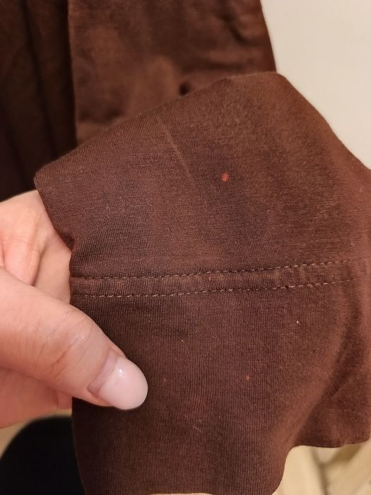 Damska brązowa bluzka koszulka