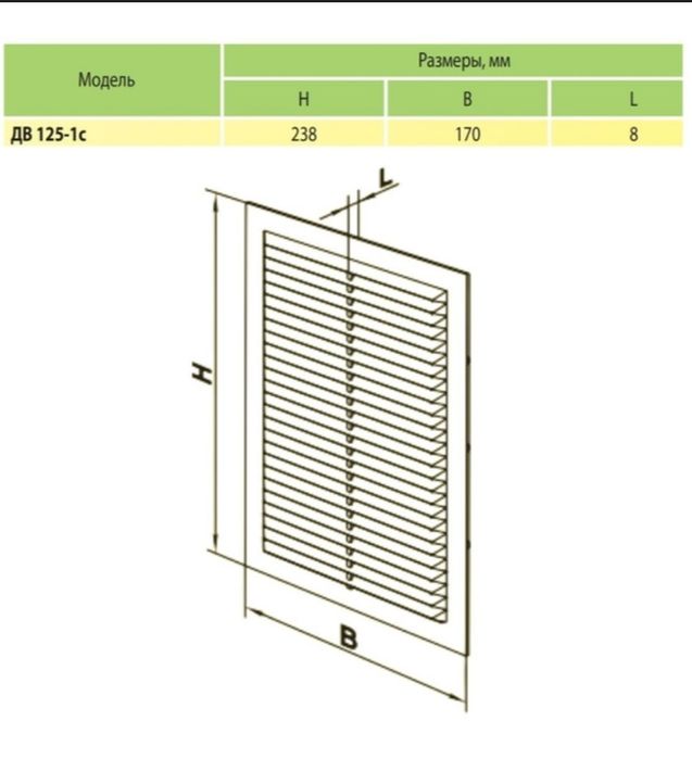 Вентиляционная решётка