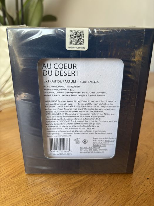 Au Coeur Du Désert Extrait 50 ml
