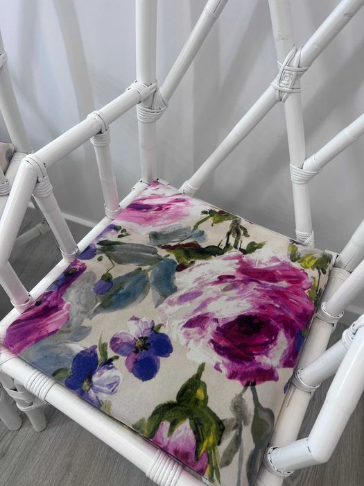 Cadeiras jardim varanda brancas