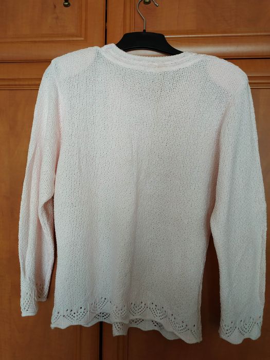 Sweter sweterek ażurowy retro Boho 42 xl