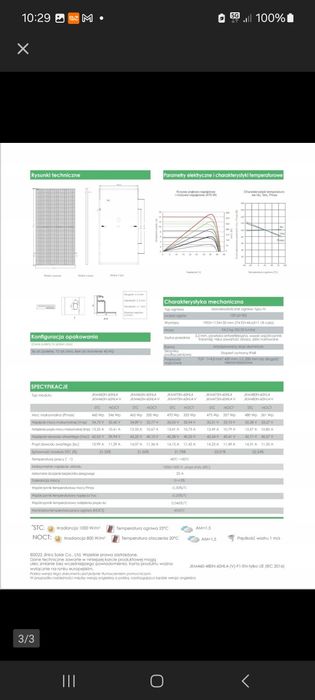 Panele JINKO  fotowoltaiczne  JKM480N-60HL4-V