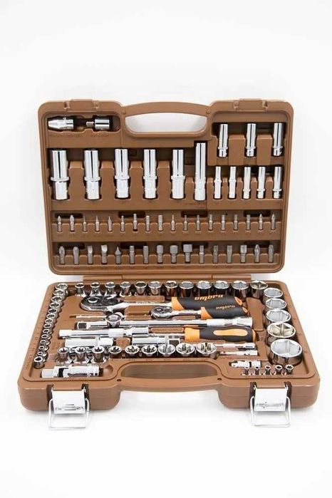 Набір інструментів Ombra 108 ел хром-ванадій набор головок ключей PL