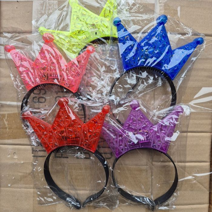 Светящиеся обручи, ушки Микки, корона, единорог