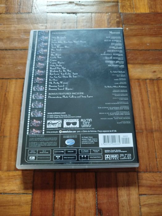 DVD Roy Orbison Live at Austin City Limits