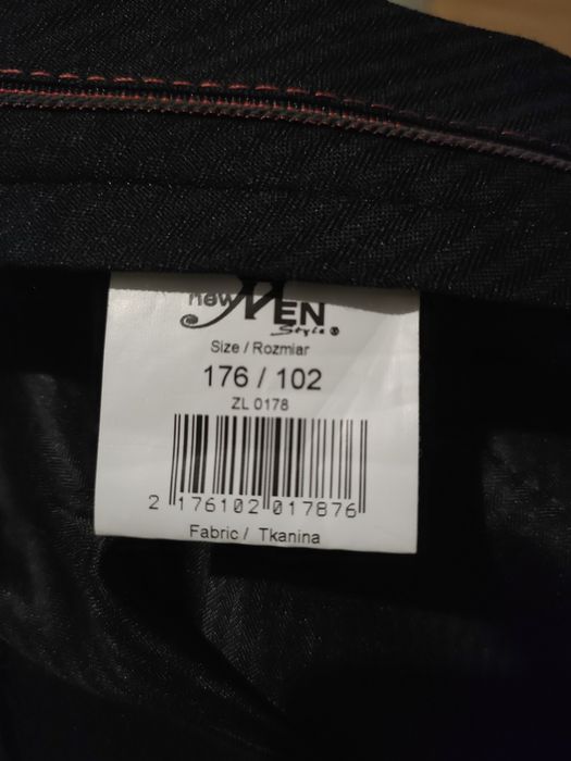 Spodnie garniturowe męskie XL