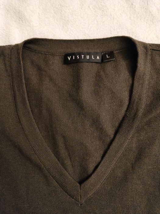 sweter kamizelka minimalist