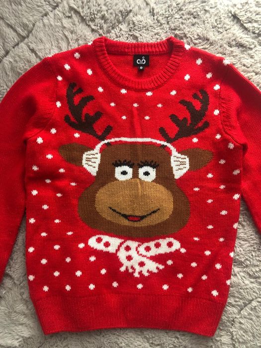 Sweter świąteczny chłopięcy