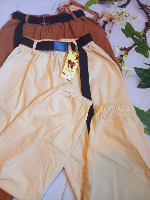 Жіночі штани карго джогери на ризинці S-M