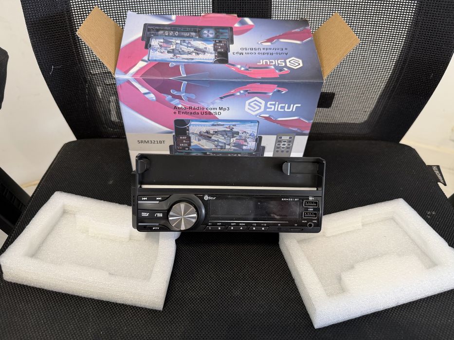 Auto-rádio SICUR SRM321BT NOVO (Selado) + Fatura