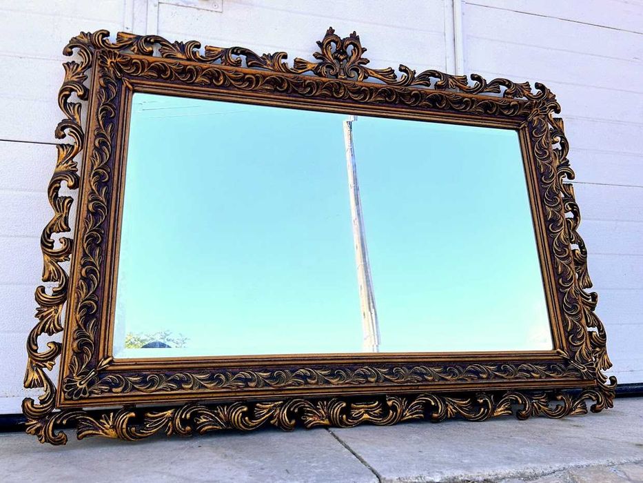 Espelho dourado 126 x 97