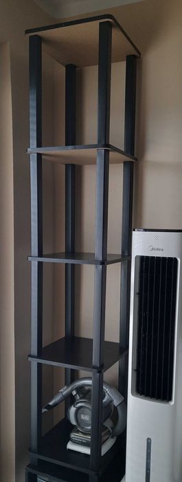 Furinno Turn-S-Tube 5-poziomowa narożna kwadratowa półka ekspozycyjna