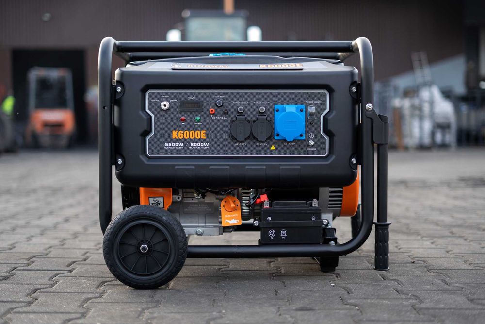 agregat prądotwórczy 6 kw miedziane uzwojenie + rozrusznik 3 fazowy