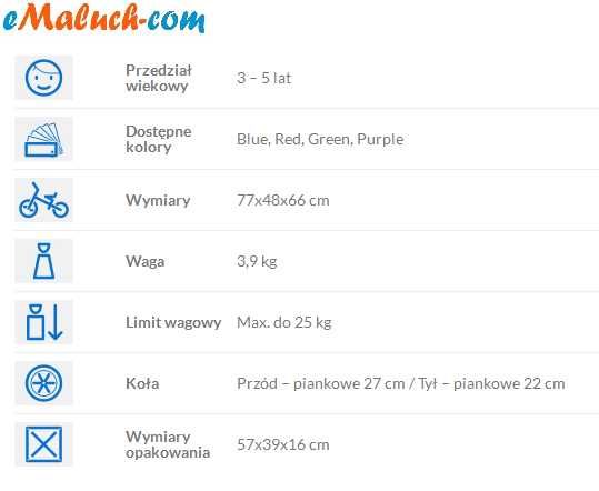 Rowerek 3-kołowy YORK TOYZ CARETERO zabawka na prezent rower