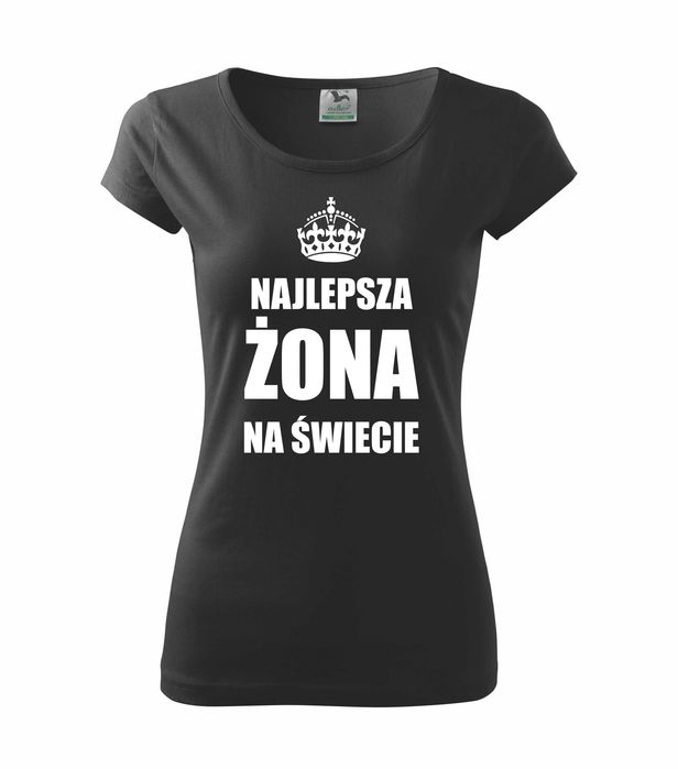 Koszulka damska z nadrukiem dla żony